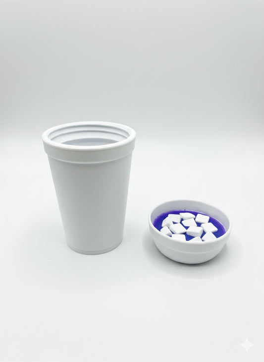 3.5 Double Cup Drink Screw Top Stash Container